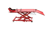 Aérez l'équipement rouge hydraulique de table élévatrice avec le cadre de soutien et le 360kg à la capacité 675kg
