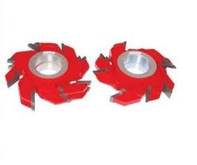 Rouge peint tailleurs de toupie carbure T.C.T porte du cabinet avec sandblast fini