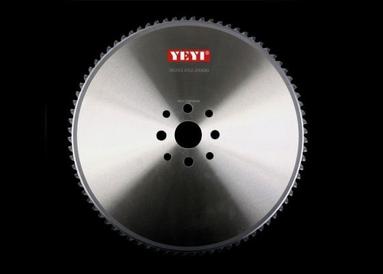 360mm 80 dents coupe qu'en métal scie des lames pour couper l'acier, froid scie des lames avec des bouts de cermet