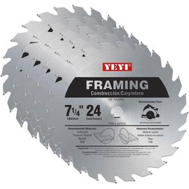 7-1/4 de vente chaud » la circulaire de CTT de x 24T DKO scie la lame pour les Etats-Unis lancer DIY sur le marché pour couper le bois
