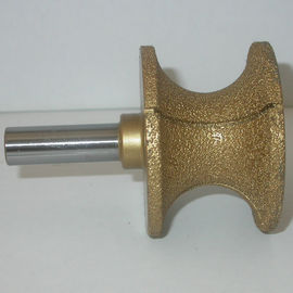 Outils de carbure de silicium de grain et diamant micro PCD à moitié autour de peu pour couper l'acrylique