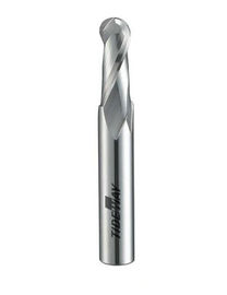 Peu de carbure de commande numérique par ordinateur avec le micro - peu solide de Sprial Ballnose de carbure de grain avec le double - tranches minces latérales