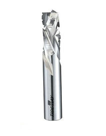 Spirale de compression de 3 cannelures mordue avec le micro de Chipbreaker - peu solide de carbure de commande numérique par ordinateur de carbure de grain
